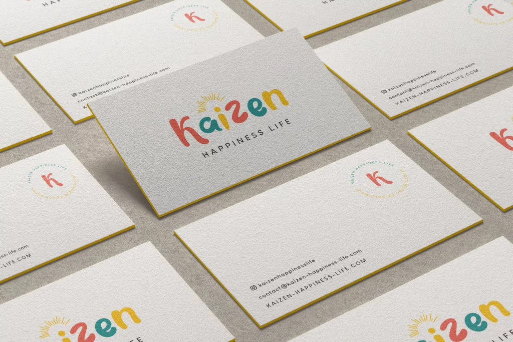 Exemple d'une réalisation de l'Agence Innova pour Kaizen Happiness Life (Amandine Clavaud)