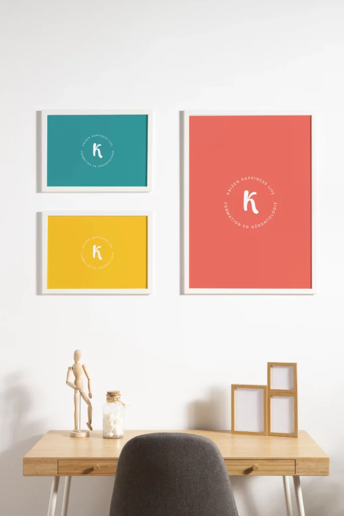 Exemple d'une réalisation de l'Agence Innova pour Kaizen Happiness Life (Amandine Clavaud)