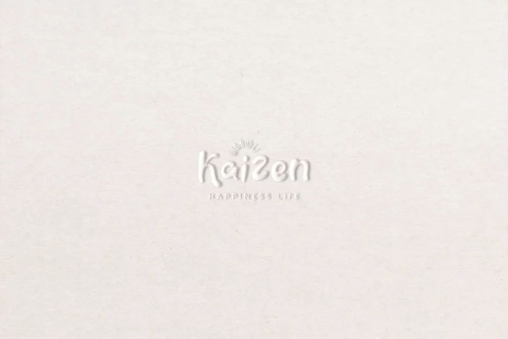 Exemple d'une réalisation de l'Agence Innova pour Kaizen Happiness Life (Amandine Clavaud)