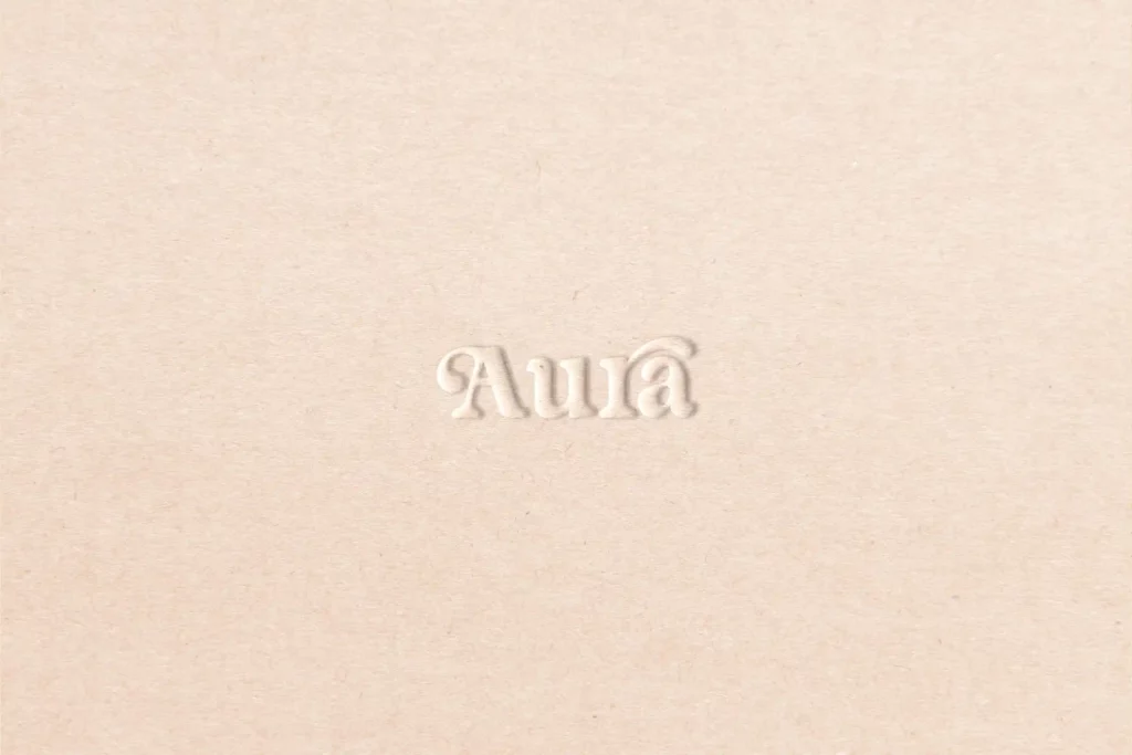 Exemple d'une réalisation de l'Agence Innova pour Aura Cosmétique (Hajar Moussaide)